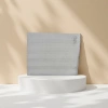 White rolled fabric, 30cm wide and 5 meters long, made of cotton and linen blend, for DIY cutting by hand Specification image